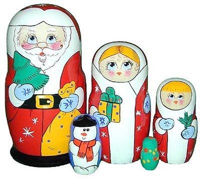 christmas matryoshka