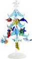 Blue Sea Life Christmas Glass Tree