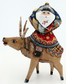 Alaskan Santa Riding a Reindeer | Grandfather Frost / Russian Santa Claus
