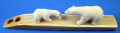 Ivory Polar Bears on Artifact Ivory | Alaskan Ivory Carving
