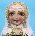 Golden Cockerel by Tatiana Rolina | Unique Museum Quality Matryoshka Doll 