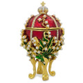 Lily-of-the-Valley Faberge Style Egg