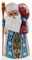 Classic Walking Santa - Blue Cloak | Grandfather Frost / Russian Santa Claus