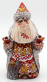 Elegant Burgundy and Gold Santa | Grandfather Frost / Russian Santa Claus