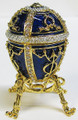 Egg with an Arrow - Blue | Faberge Style Egg