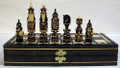 Hand Carved Chess Set "The Battle on the Ice"