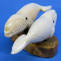 Two Whales | Alaskan Ivory Carving
