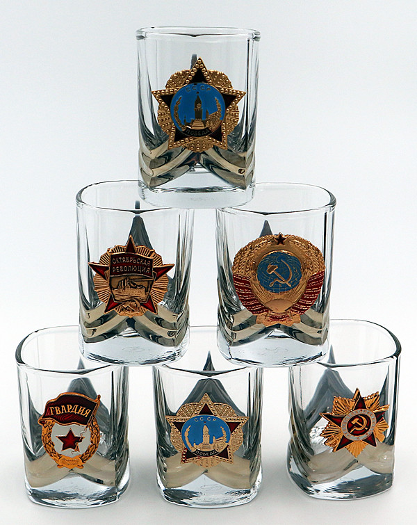 soviet shot glasses