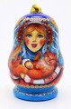 Girl with Cat | Russian Christmas Ornament