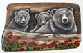 Painted Driftwood  - Don't Mess with Mama Bear 