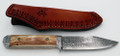 Northern Nights Damascus Knife by Chester Deubel