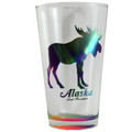 Electroplated Moose Pint Glass