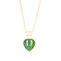 Nephrite Jade Heart Pendant