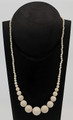 Graduated Mammoth Ivory Necklace - 22"