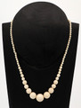 Graduated Mammoth Ivory Necklace - 18"