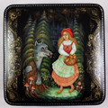 Red Ridding Hood | Palekh Lacquer Box
