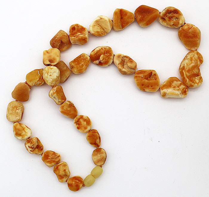 Baltic Amber Teething Necklace for Babies, Butterscotch, Polished – Amber  Guru