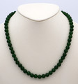 Green Jade Bead Necklace