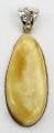 Butterscotch Baltic Amber Pendant - Oval