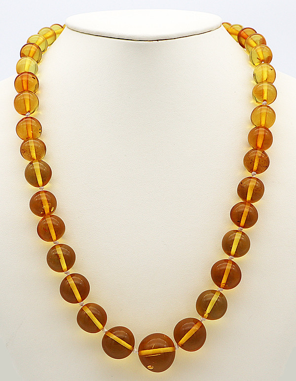 Pealz Gallery Mosaic Beads 18 Inches Hues of Orange Color Long Necklace -  Pearlz Gallery