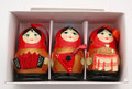 Matryoshka Doll Christmas Ornament - Set of 3
