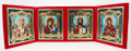 Russian Travel Four-Panel Folding Icon