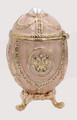 Egg with an Eagle and Pearl - Cream | Faberge Style Egg
