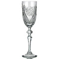 Crystal Champagne Glasses - Set of 2 | Russian Crystal / Glass