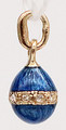 Dark Blue Pendant | Faberge Style Egg Pendants