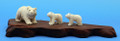 Mama Bear with Cubs | Bone and Antler Carvings 