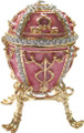 Egg with an Arrow - Pink | Faberge Style Egg