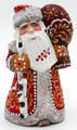 Ded Moroz - Burgundy Toy Bag | Grandfather Frost / Russian Santa Claus
