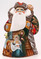 Nativity Scene On Russian Ded Moroz with Bell | Grandfather Frost / Russian Santa Claus