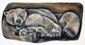 Painted Driftwood  - Mama Bear