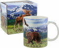 Bear & Moose Scenic Boxed Mug | Alaska Souvenirs