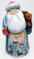 Large Scenic Wilderness Santa with Wolves Family | Grandfather Frost / Russian Santa Claus