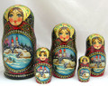 Russian Winter | Fine Art Matryoshka Nesting Doll