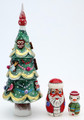 Green Christmas Tree - 3 Nest | Matryoshka / Nevalashka Doll