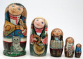 Village Kids | Fine Art Matryoshka Nesting Doll