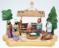 Hand Carved Nativity Set by Gavrilova