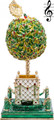 Bay Tree Faberge Style Egg - Green