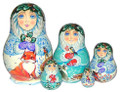 Winter Maiden | Fine Art Matryoshka Nesting Doll