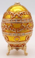 Egg with Golden Ornament - Gold | Faberge Style Egg