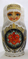 Zhostovo Tray Doll by Churkina | Unique Museum Quality Matryoshka Doll