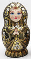 Golden Princess 10pc Matryoshka | Unique Museum Quality Matryoshka Doll