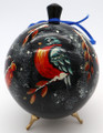 Bullfinch with Ashberry Christmas Ornament | Russian Christmas Ornament