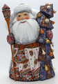 Ded Moroz with Decorated Christmas Tree  | Grandfather Frost / Russian Santa Claus