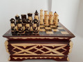 Hand Carved Mini Chess Set  - "Beards"