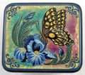 Iris and Butterfly | Mstera Lacquer Box