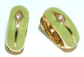 F1968G Light Green Star | Faberge Earrings